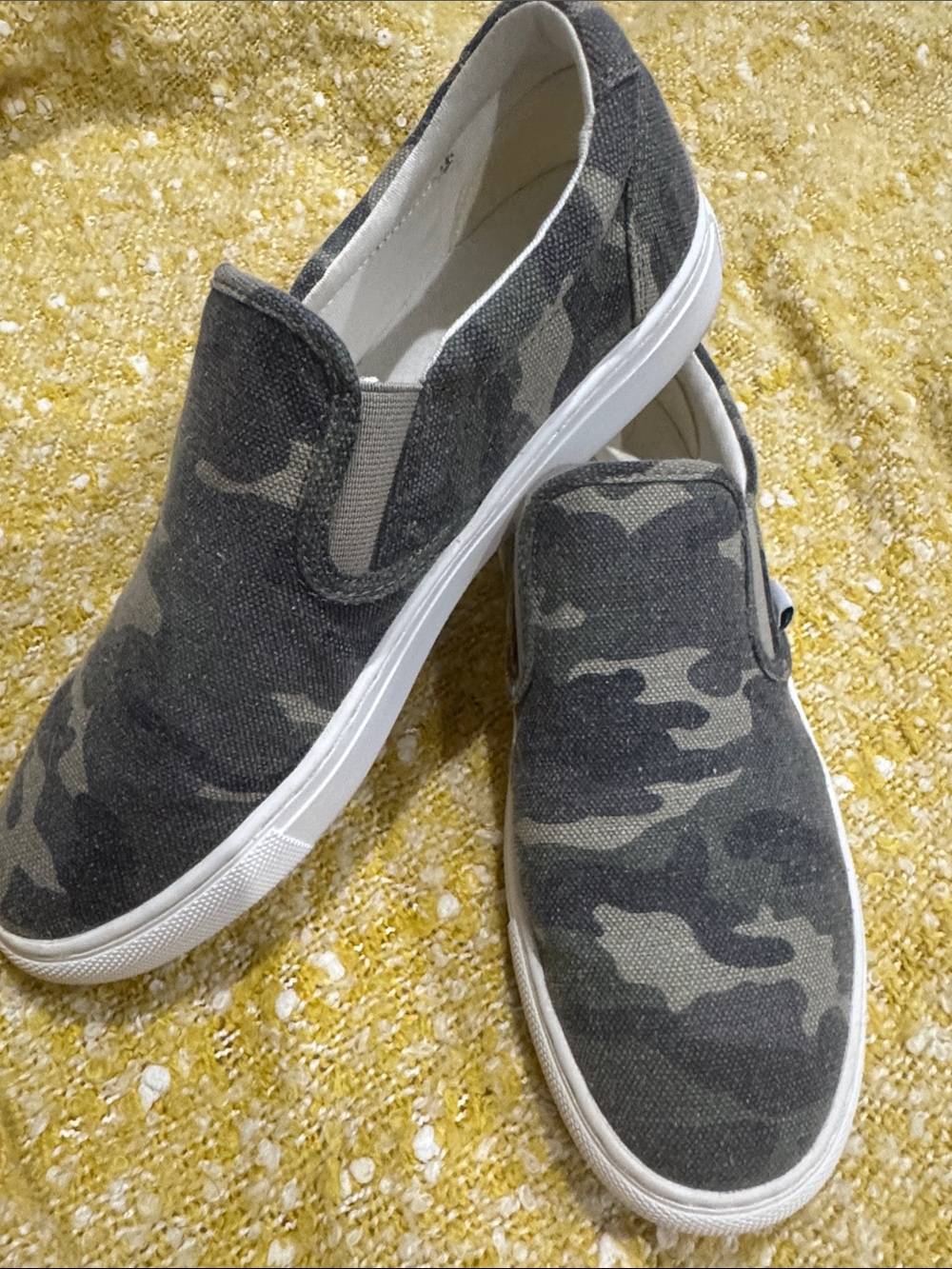 J.Crew Women’s Size 8 Camo Slip-On Sneakers